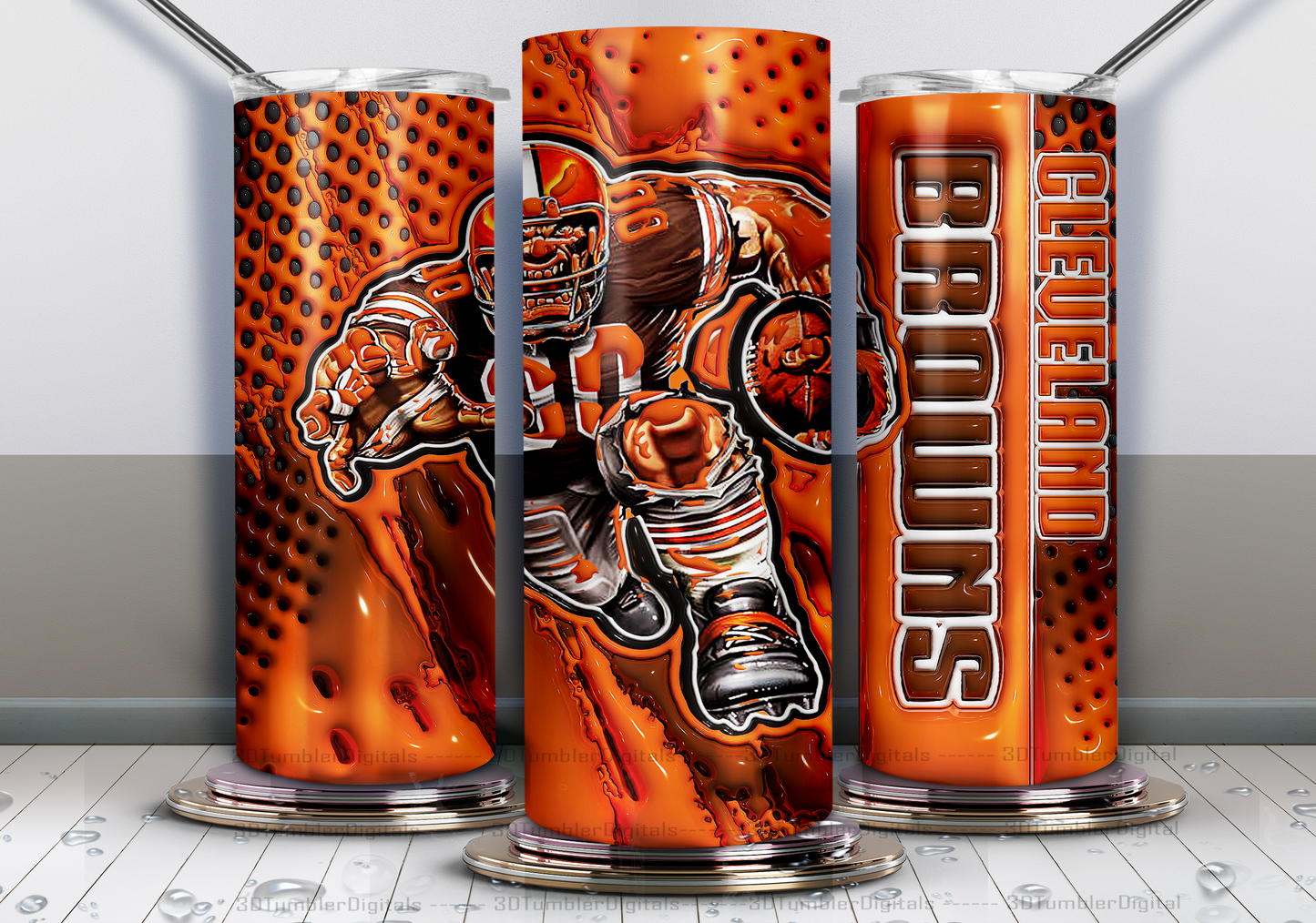 3D Pro Football Tumblers